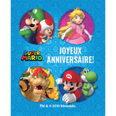 Baume à lèvre Joyeux anniversaire Super Mario Bros